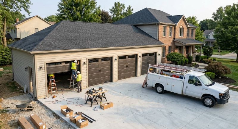 Four Car Garage Installation in Mount Pleasant, SC
