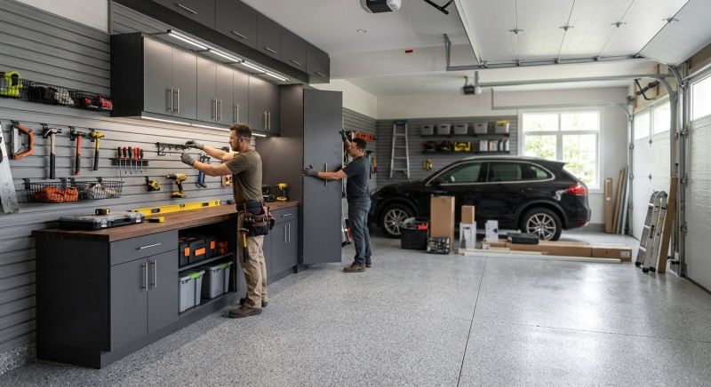 Four Car Garage Installation in Mount Pleasant, SC