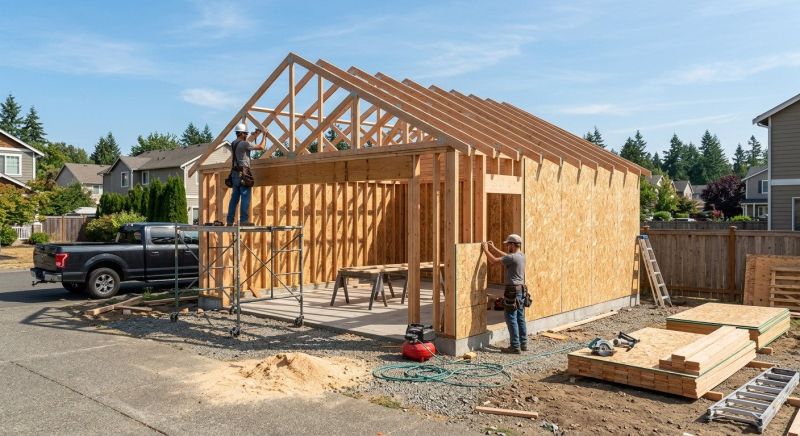 Four Car Garage Installation in Mount Pleasant, SC