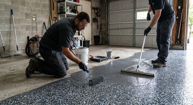 Garage Concrete Coating in Loudoun County, VA