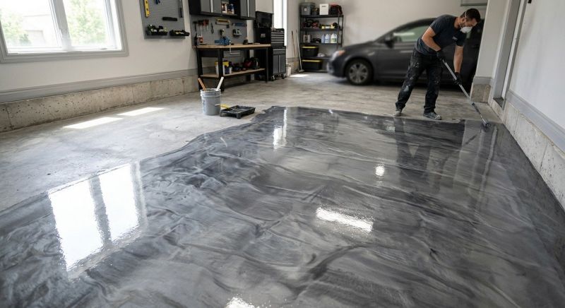 Metallic Epoxy Service in Raleigh, NC
