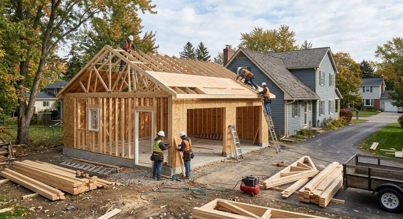 Wood Garage Installation in Bonita Springs, FL