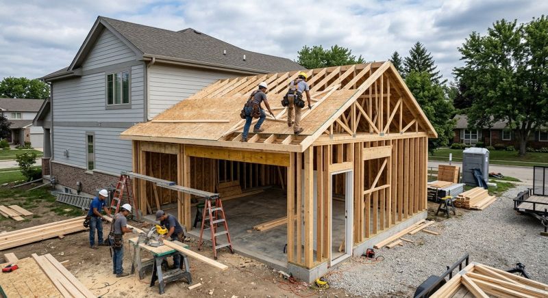 Wood Garage Installation in Mount Pleasant, SC